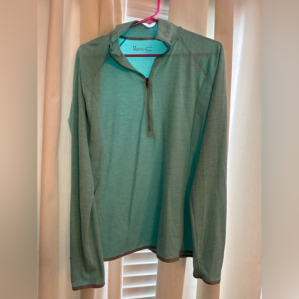 Under Armour Light Blue Half Zip Pullover - L